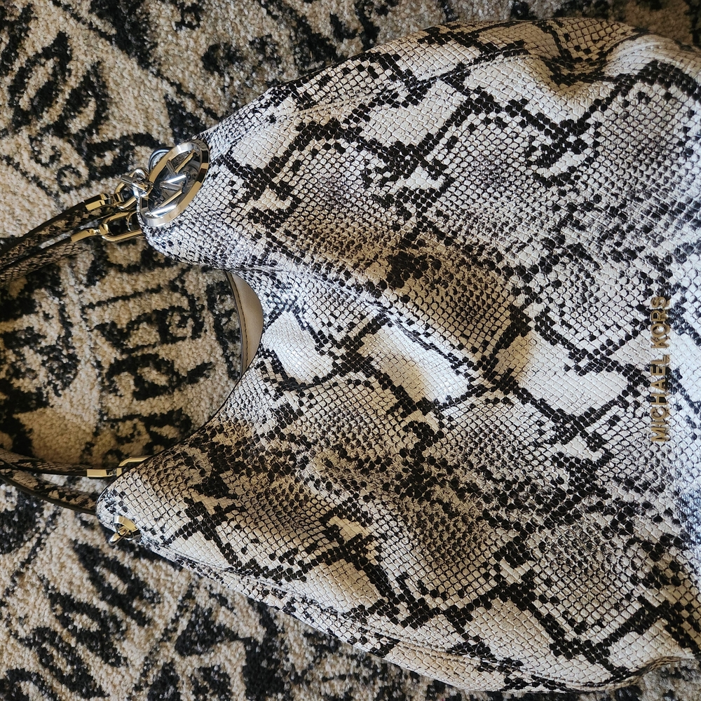 Michael Kors Snakeskin Patterned Handbag